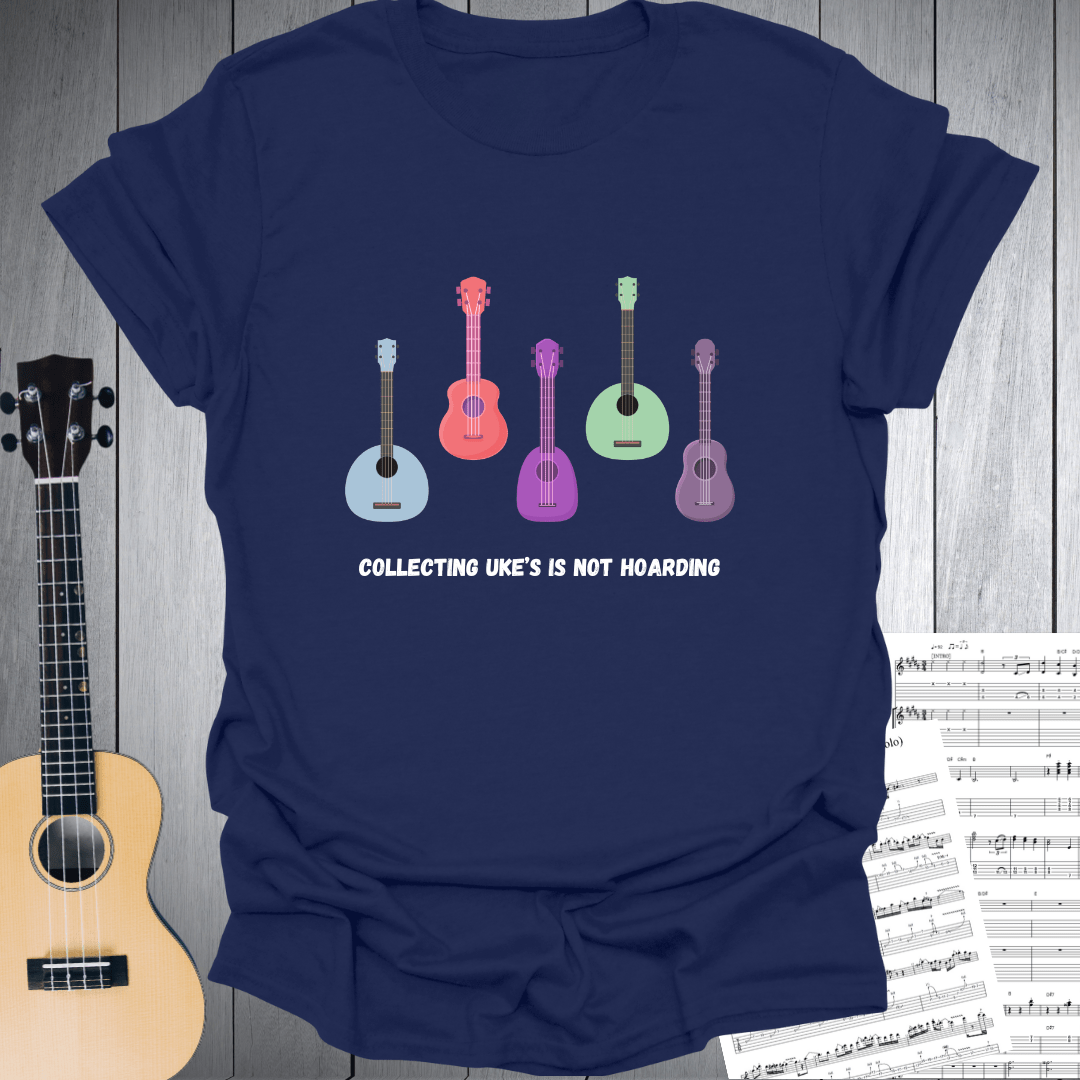 Colorful Ukulele Crew T-Shirt
