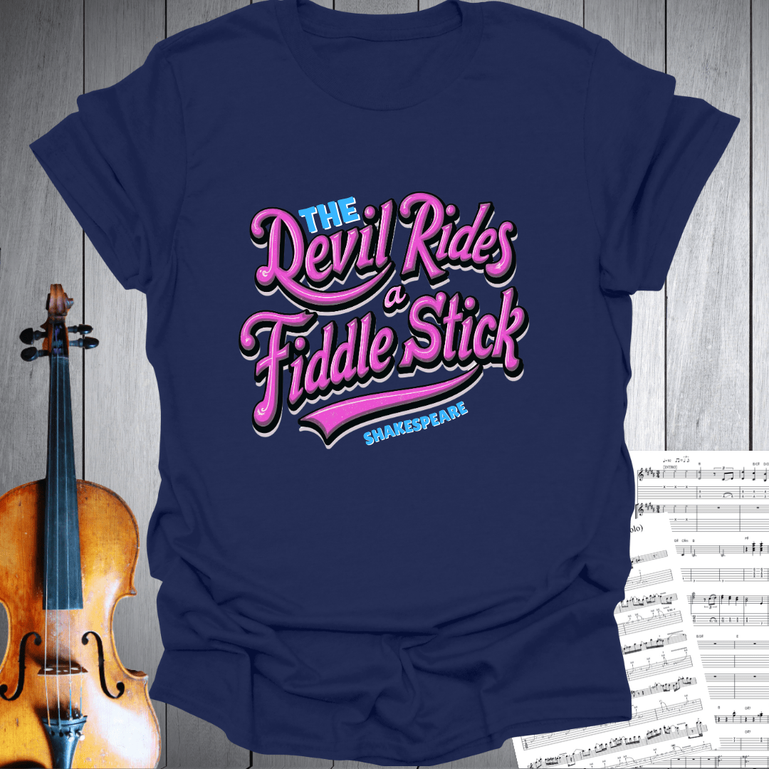 Devil Rides Fiddle Stick T-Shirt