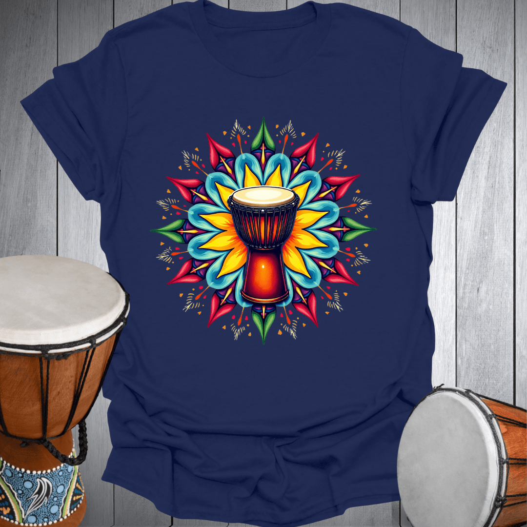 Djembe Drum Lotus Flower T-Shirt