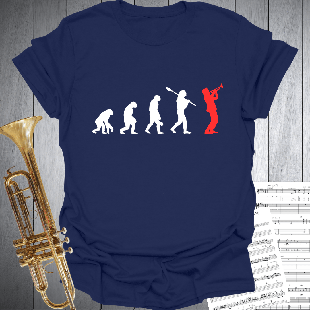 Man's Trumpet Evolution T-Shirt