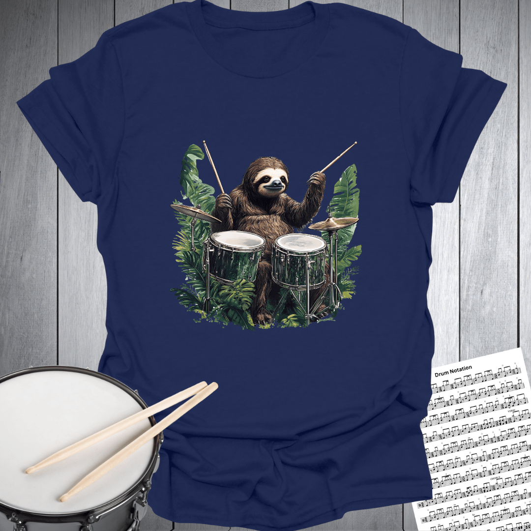 No Sloth Drumming T-Shirt