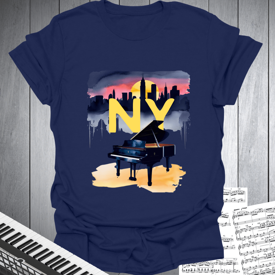 NYC Piano Skyline T-Shirt