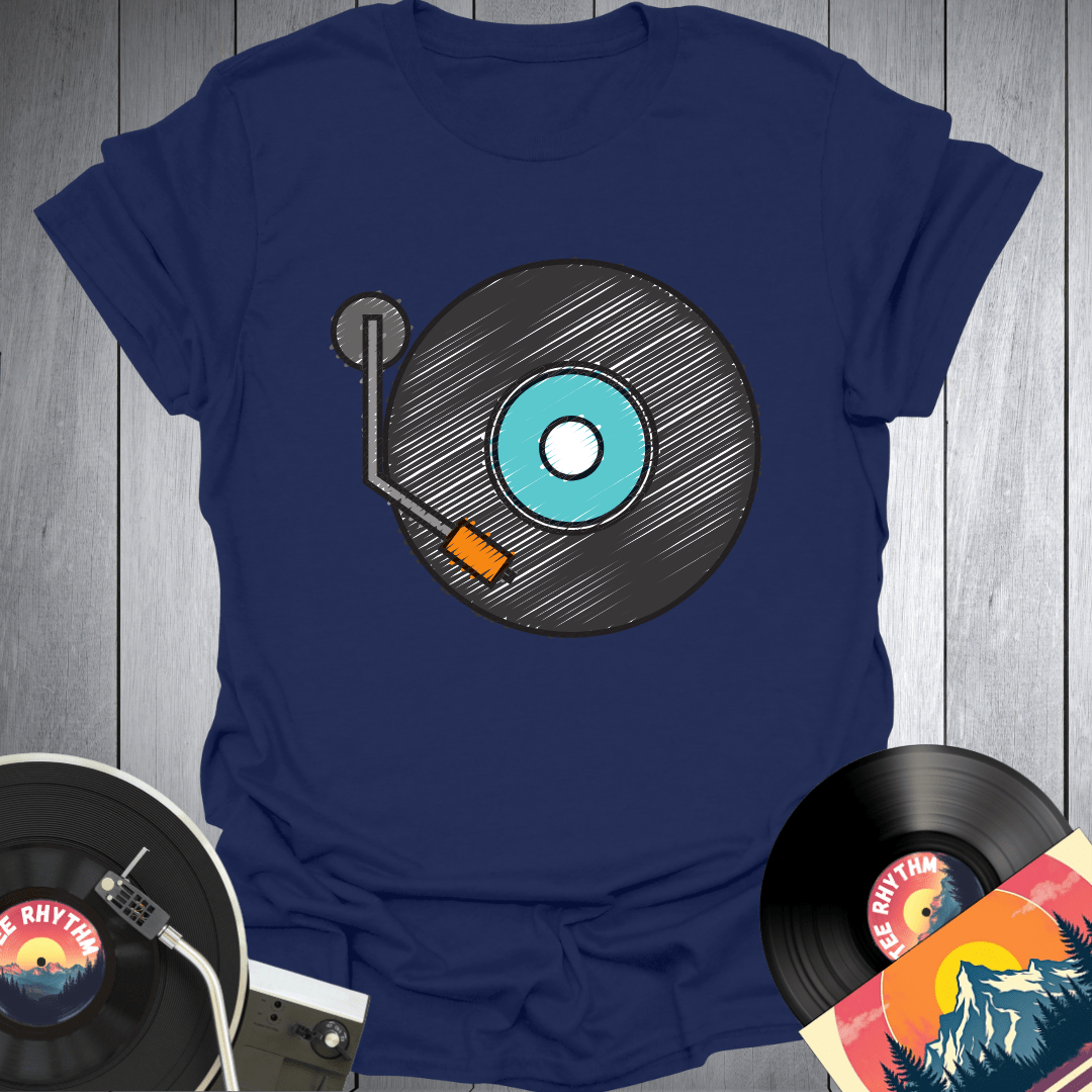 Vinyl Turntable Addict T Shirt