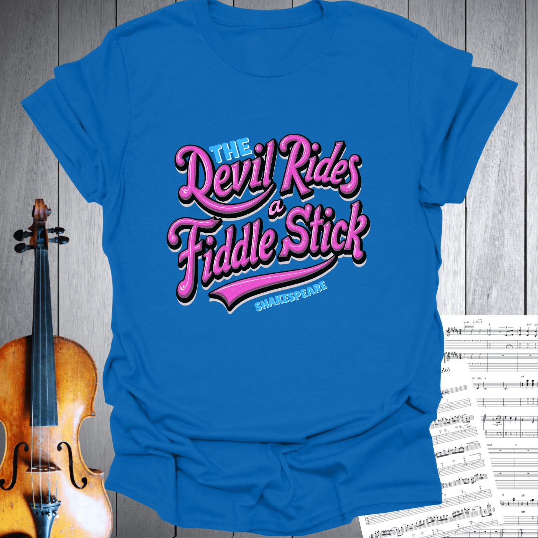 Devil Rides Fiddle Stick T-Shirt