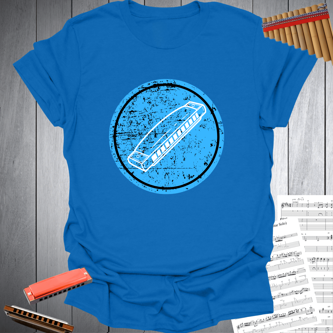 Harmonica Blues T-Shirt