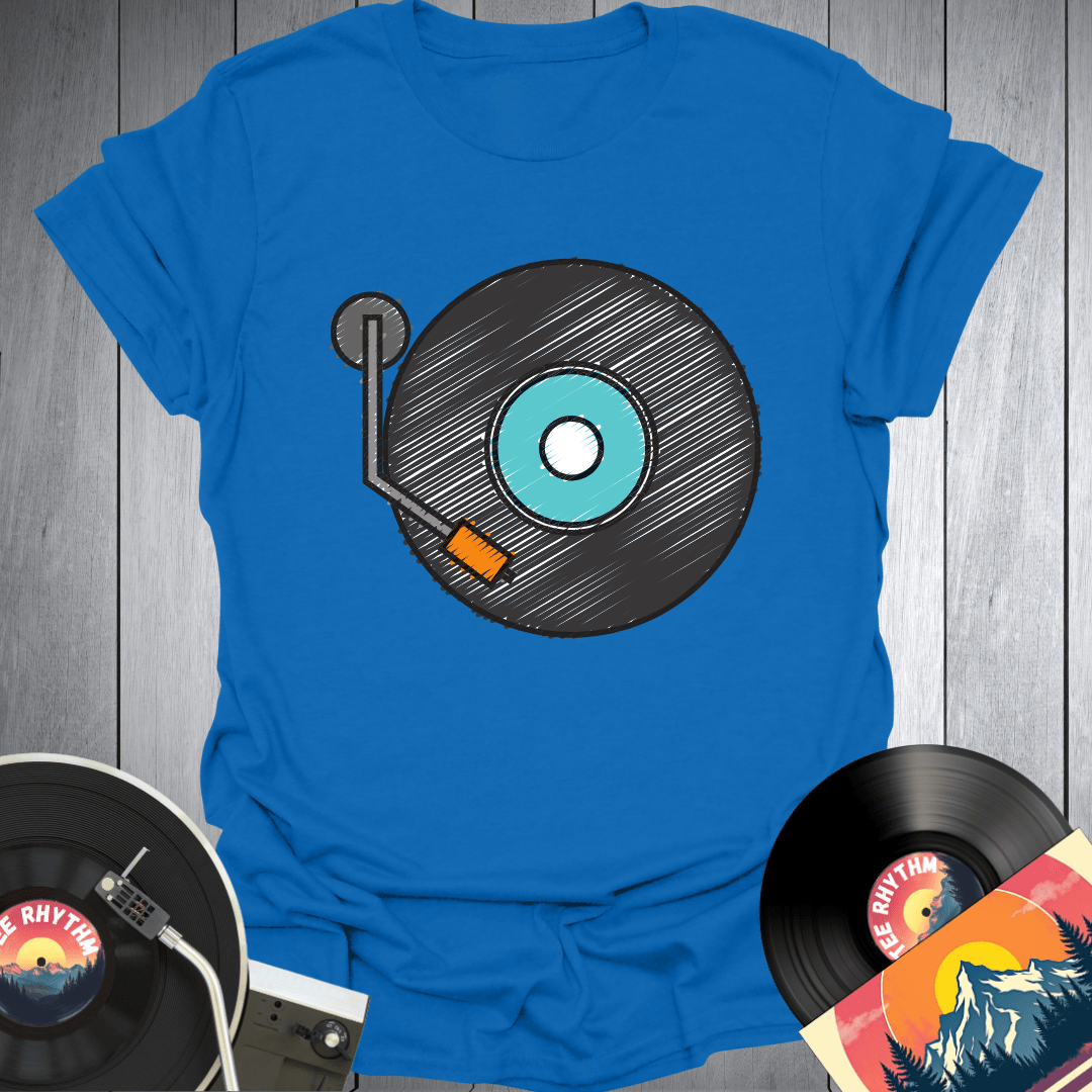 Vinyl Turntable Addict T Shirt