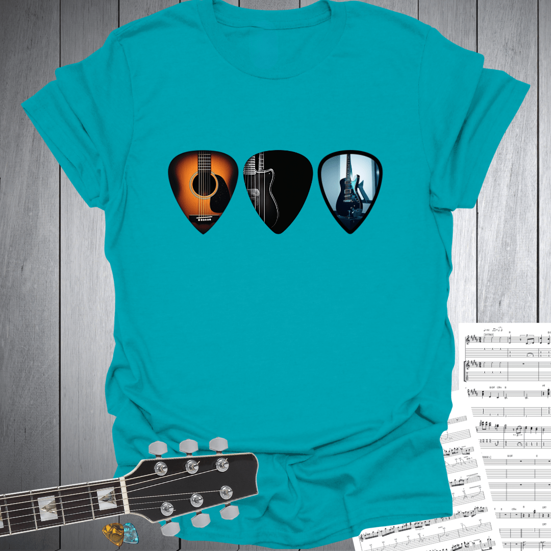 Guitar Pick Trio T-Shirt