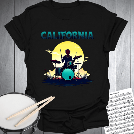 Sunset Rock Drummer T-Shirt