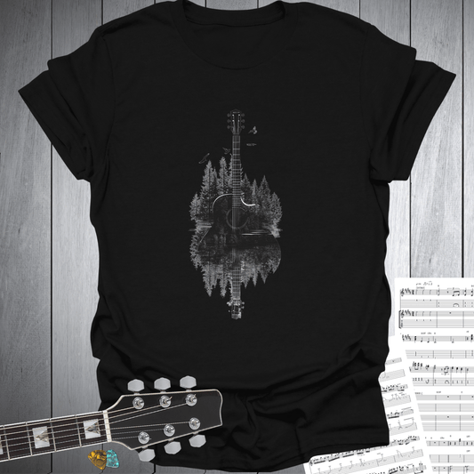 Calm Lake Guitar T-Shirt