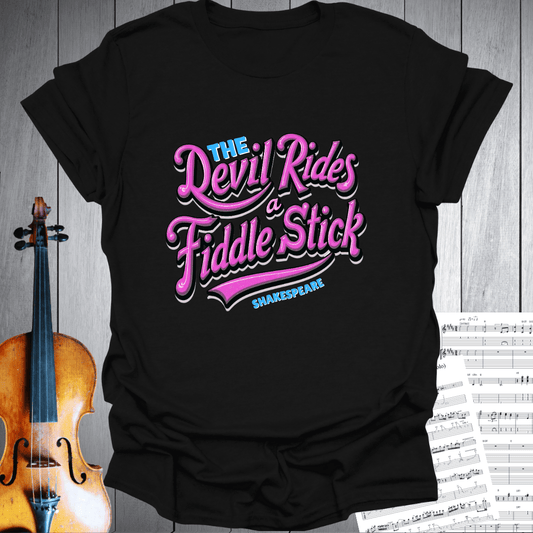 Devil Rides Fiddle Stick T-Shirt