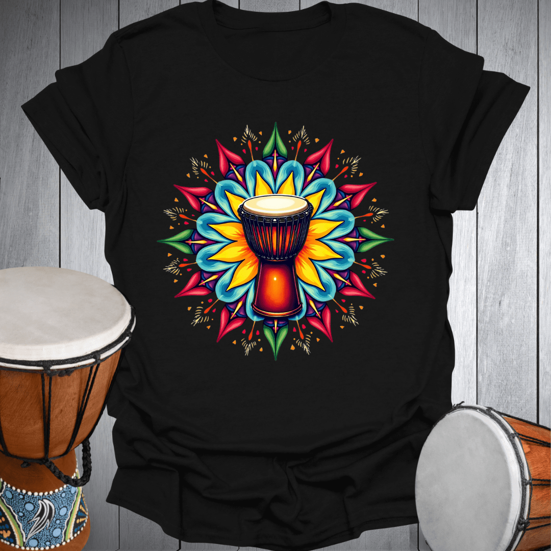 Djembe Drum Lotus Flower T-Shirt