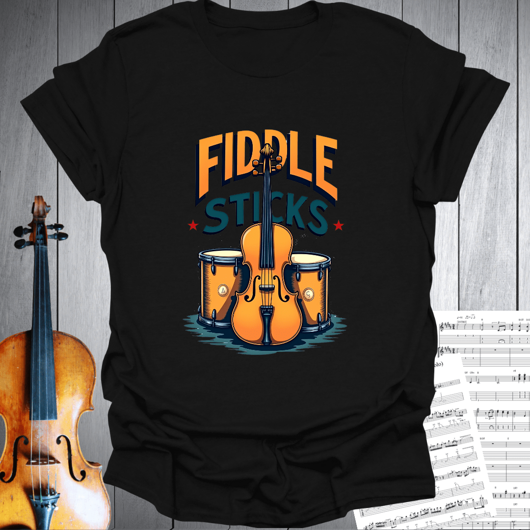 Fiddle Sticks fun Music T-Shirt