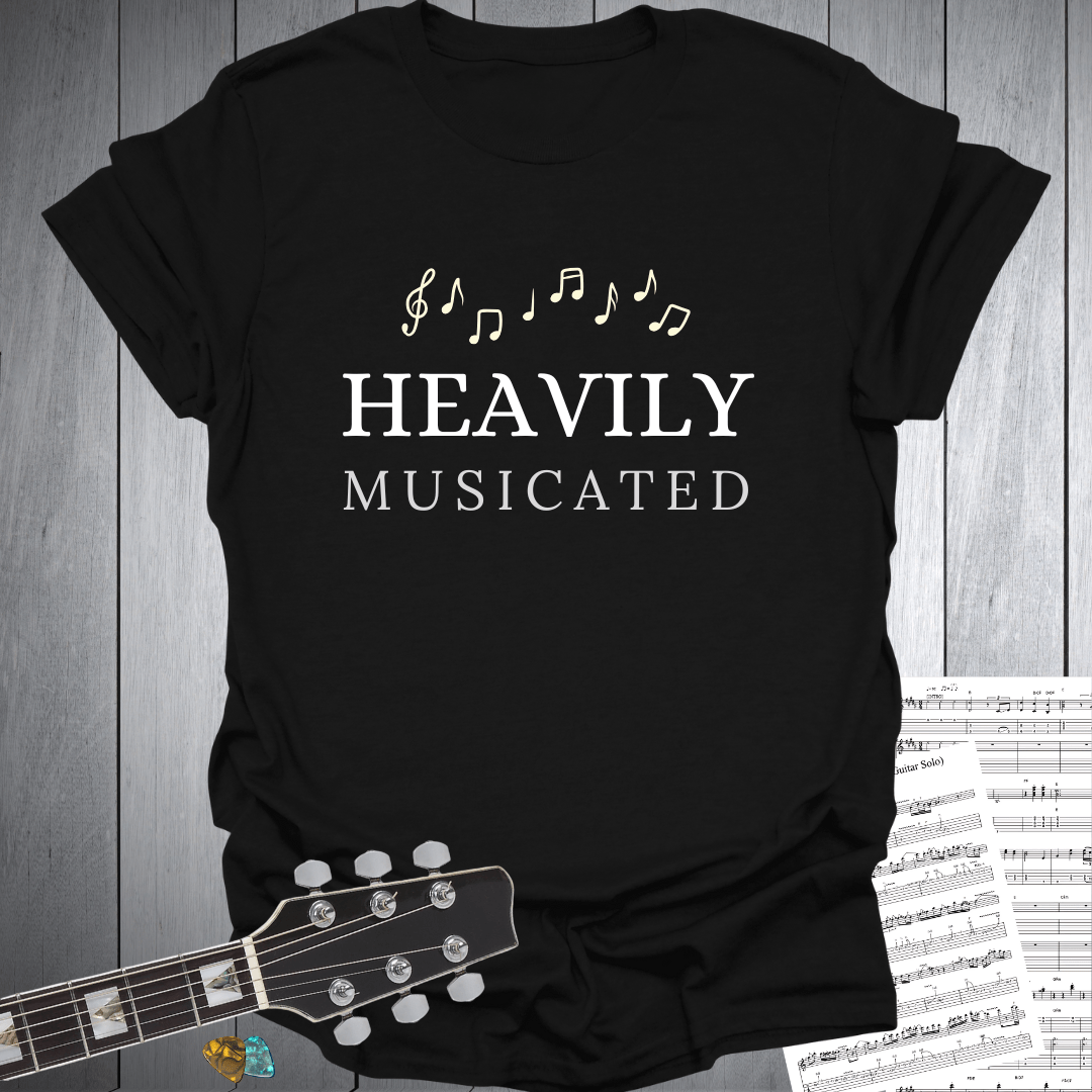 Heavily Musicated Music Lovers T-Shirt