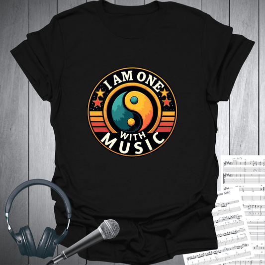 I Am One with Music T-Shirt for Music Lovers