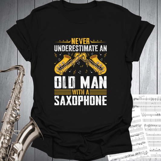 Old Man With Sax T-Shirt