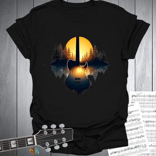 Sunset Guitar Serenity T-Shirt