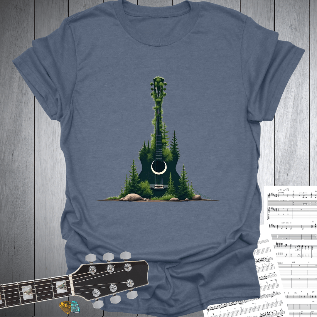 Nature's Symphony Guitar T-Shirt