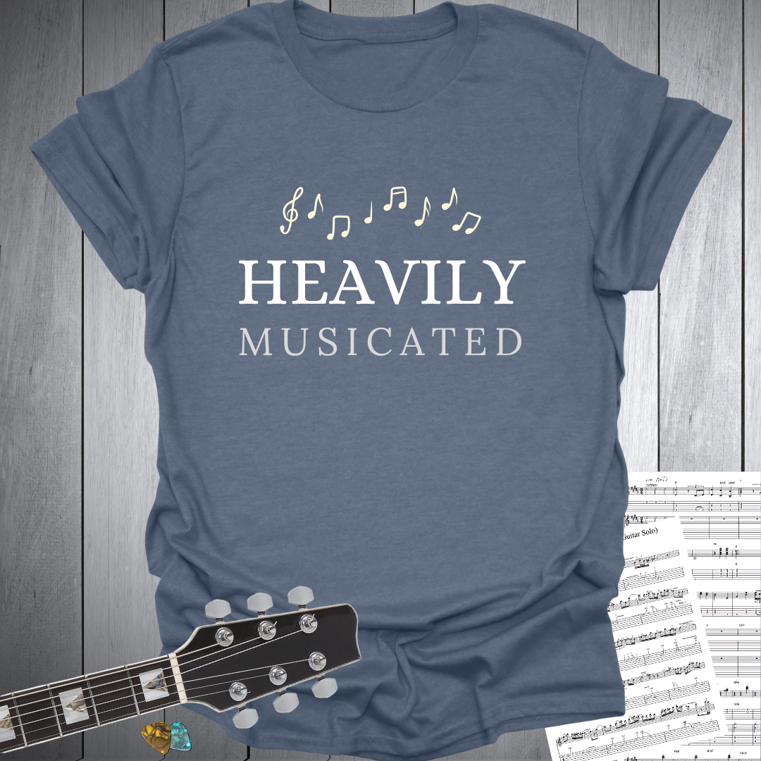 Heavily Musicated Music Lovers T-Shirt