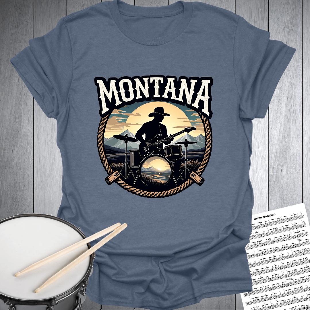 Montana Cowboy Country Music T-Shirt