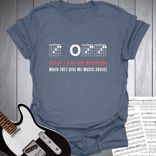 Musician's Advice F OFF Guitar Chords T-Shirt