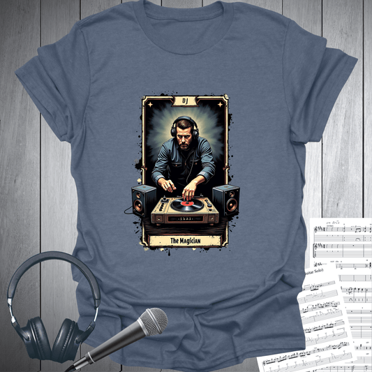 The Magician "Tarot Card Vibe" Vinyl DJ T-Shirt