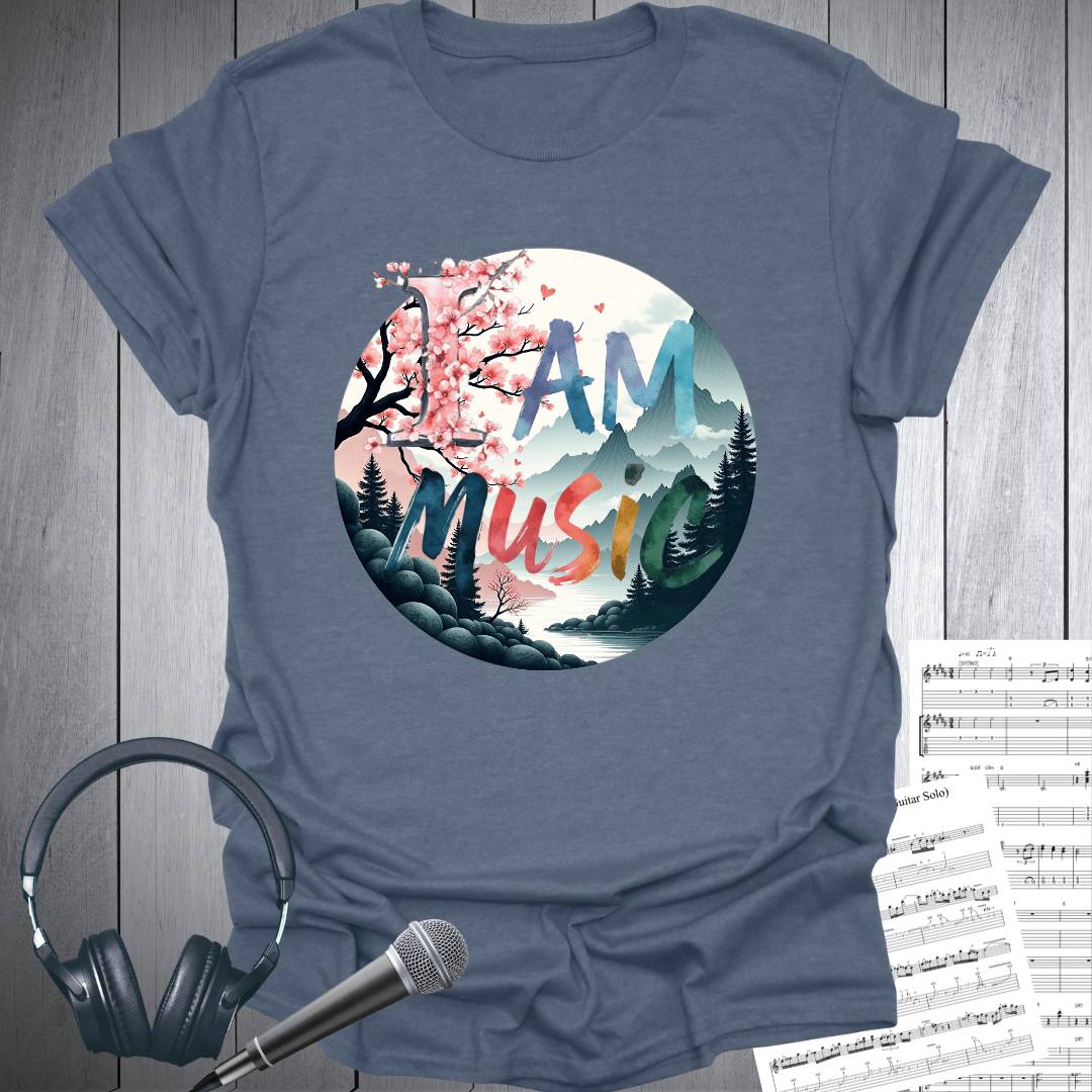 Zen I Am Music T-Shirt