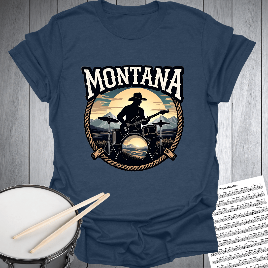 Montana Cowboy Country Music T-Shirt