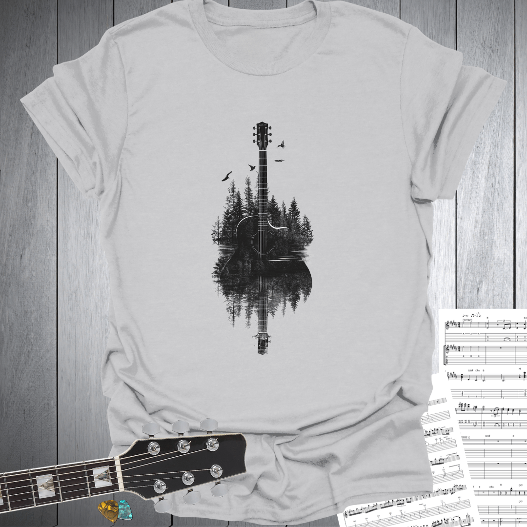 Calm Lake Guitar T-Shirt