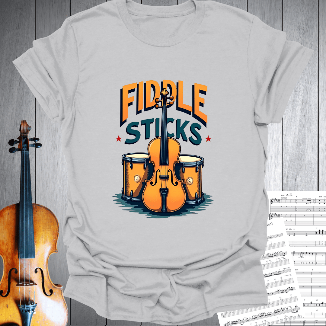 Fiddle Sticks fun Music T-Shirt