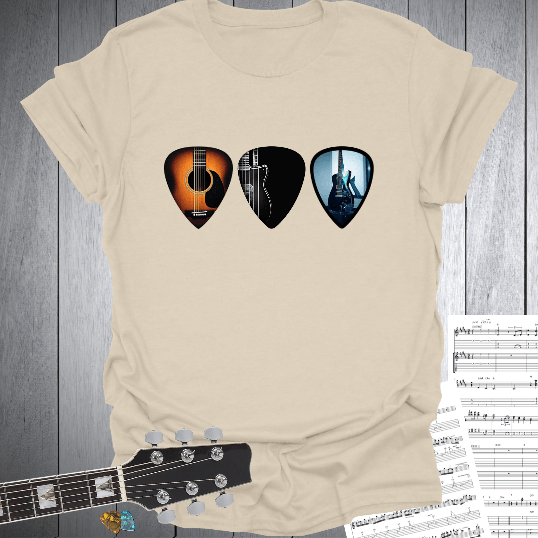 Guitar Pick Trio T-Shirt