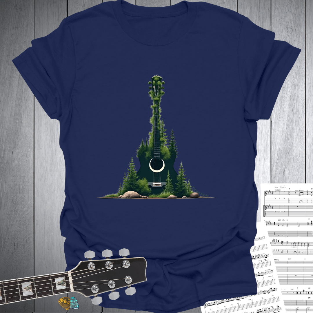 Nature's Symphony Guitar T-Shirt