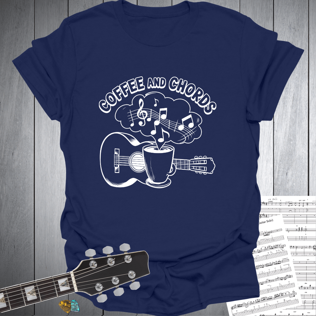 Coffee and Chords Unisex T-Shirt