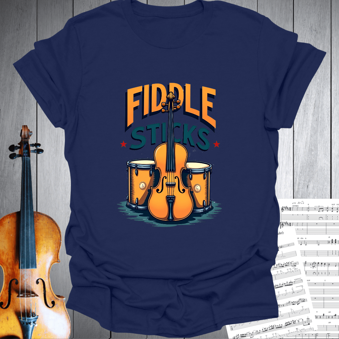 Fiddle Sticks fun Music T-Shirt