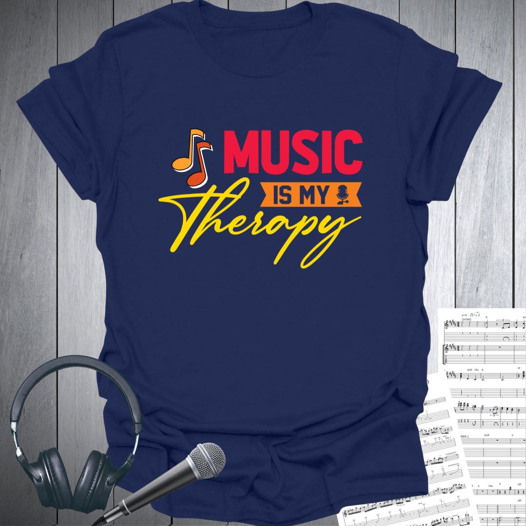Music is My Therapy T-Shirt