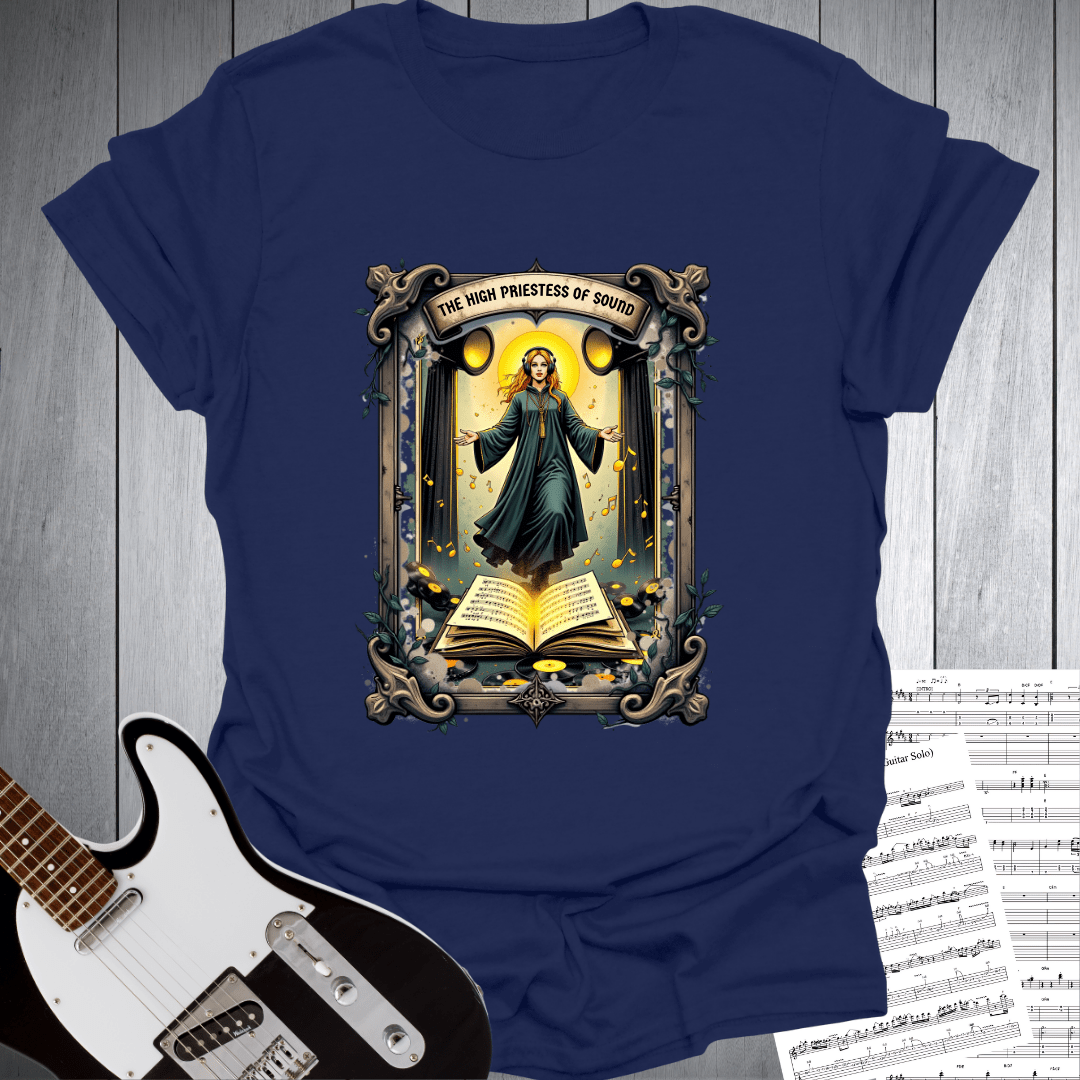 The High Priestess of Sound Tarot Design
