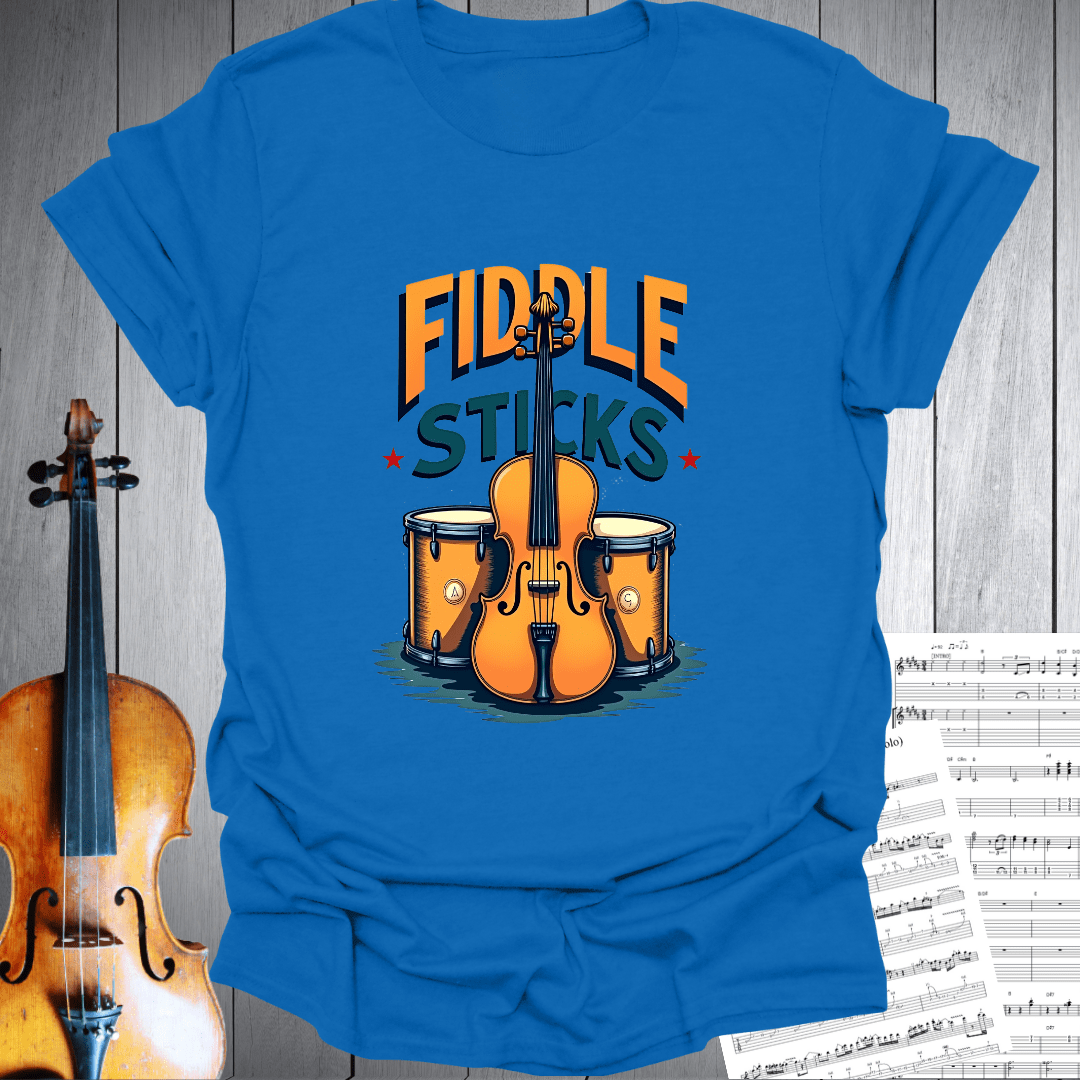 Fiddle Sticks fun Music T-Shirt