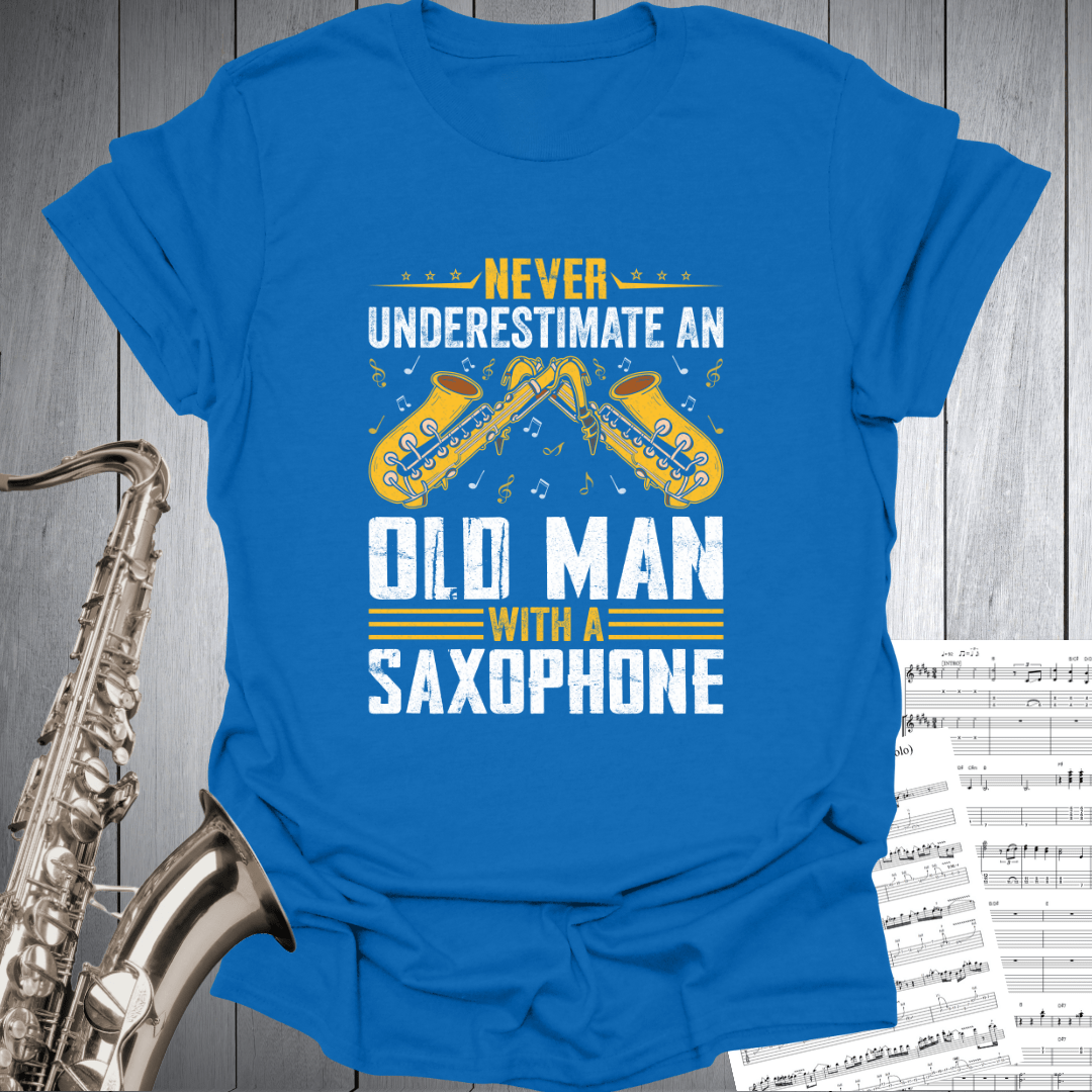 Old Man With Sax T-Shirt