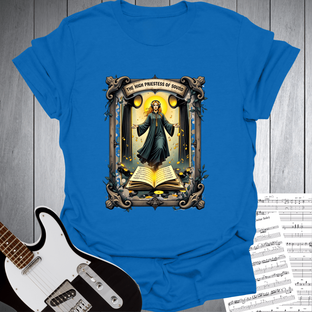 The High Priestess of Sound Tarot Design