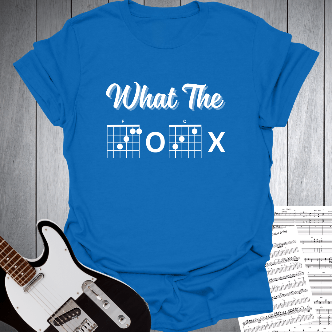 What The F Chord T Shirt