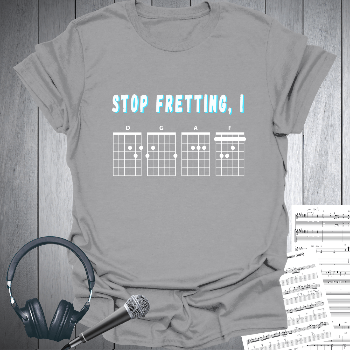 Printify T-Shirt Sport Grey / S Stop Fretting, I DGAF Cheeky Fun T-Shirt